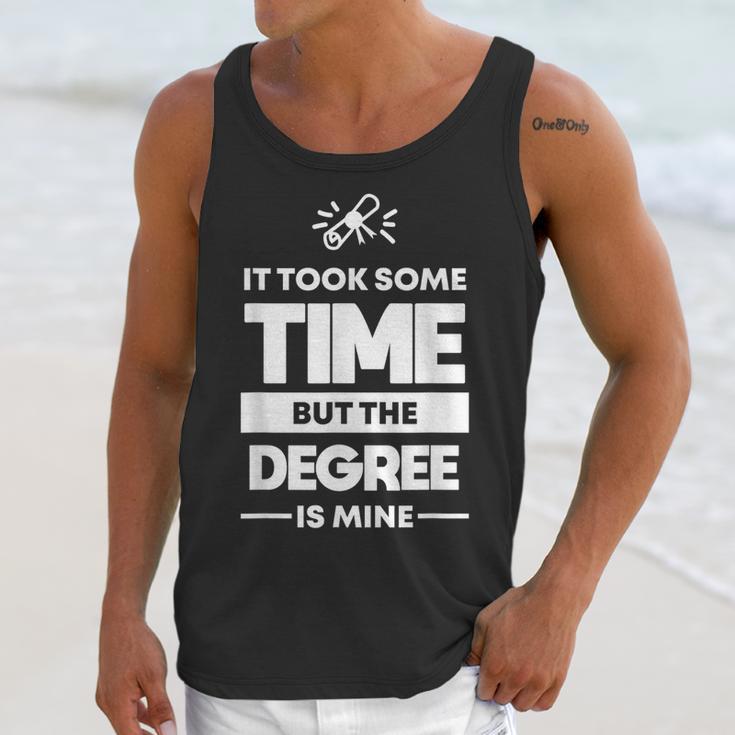 Returning Adult College Graduation T-Shirt Unisex Tank Top