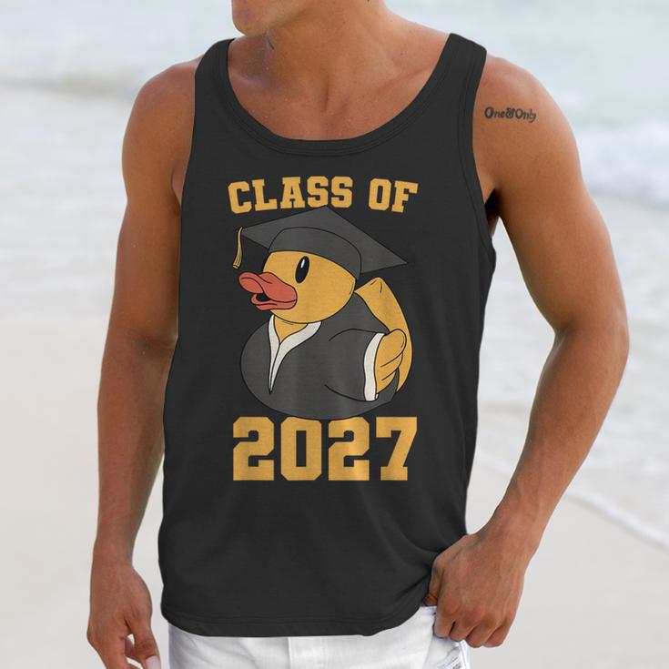 Rubber Duck Class Of 2027 Senior 2027 Graduation Year Senior Unisex Tank Top