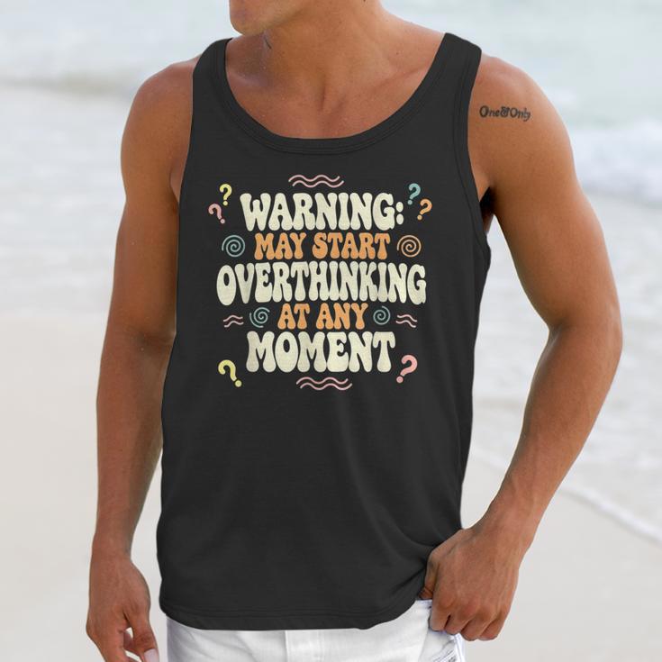 Sarcastic For Deep Thinkers Introverts Groovy Unisex Tank Top