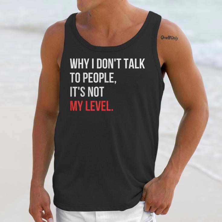 Sarcastic Introvert Attitude Quote Unisex Tank Top