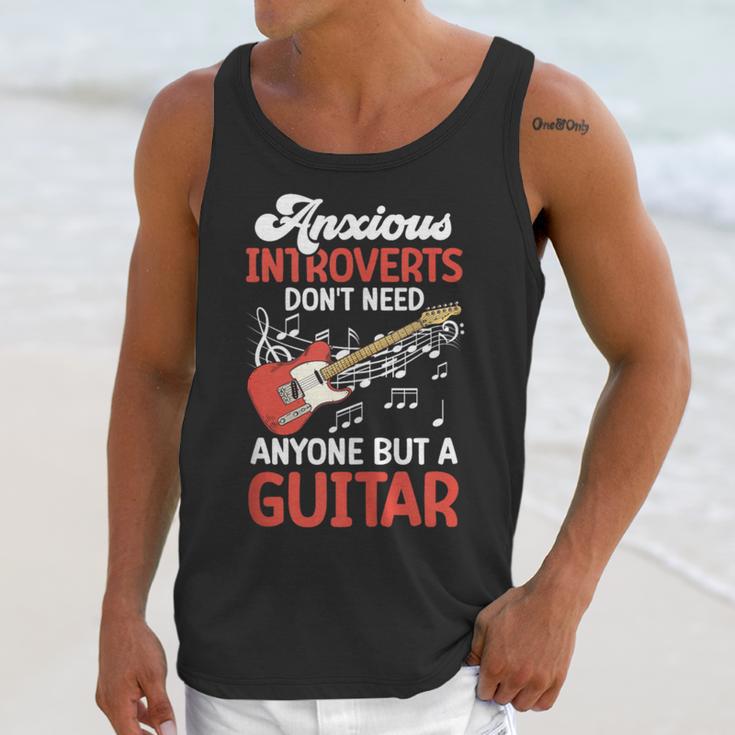 Sarcastic Introvert Need Guitar Sad Song Introvert Guitarist Unisex Tank Top Sarcastic Introvert Need Guitar Sad Song Introvert Guitarist Unisex Tank Top