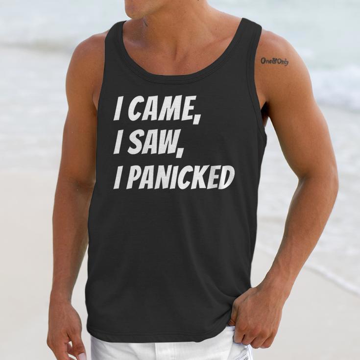 I Came I Saw Meme For Anti Social And Introvert Unisex Tank Top