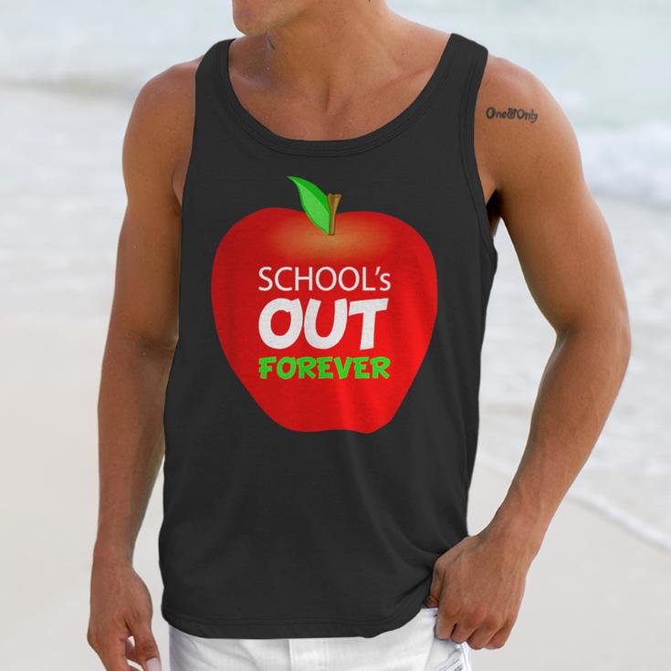School Is Out Forever Graduation Humor Unisex Tank Top