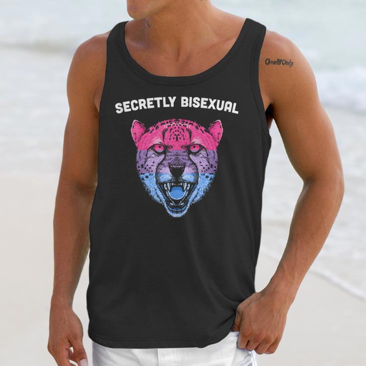 Secretly Bisexual Bi Introvert Bi Pride Antisocial LGBTQ Unisex Tank Top
