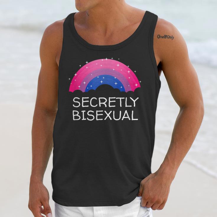 Secretly Bisexual Bi Introvert Bi Pride Antisocial LGBTQ Unisex Tank Top Secretly Bisexual Bi Introvert Bi Pride Antisocial LGBTQ Unisex Tank Top