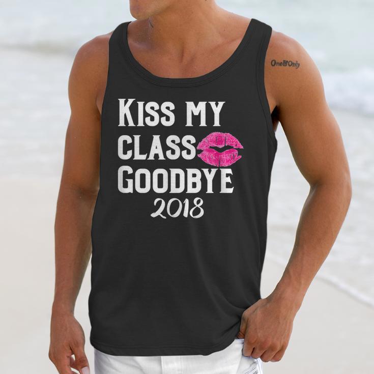 Sen18r Shirt Senior 2018 Graduation Kiss Lips Unisex Tank Top