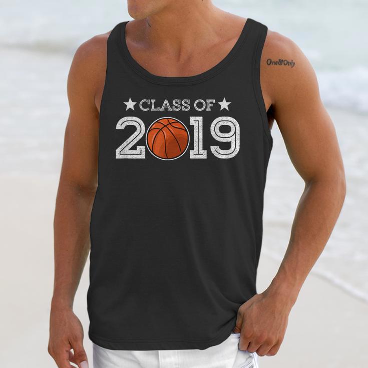 Senior 2019 Basketball Shirt Graduation Class Of 2019 Stars Unisex Tank Top