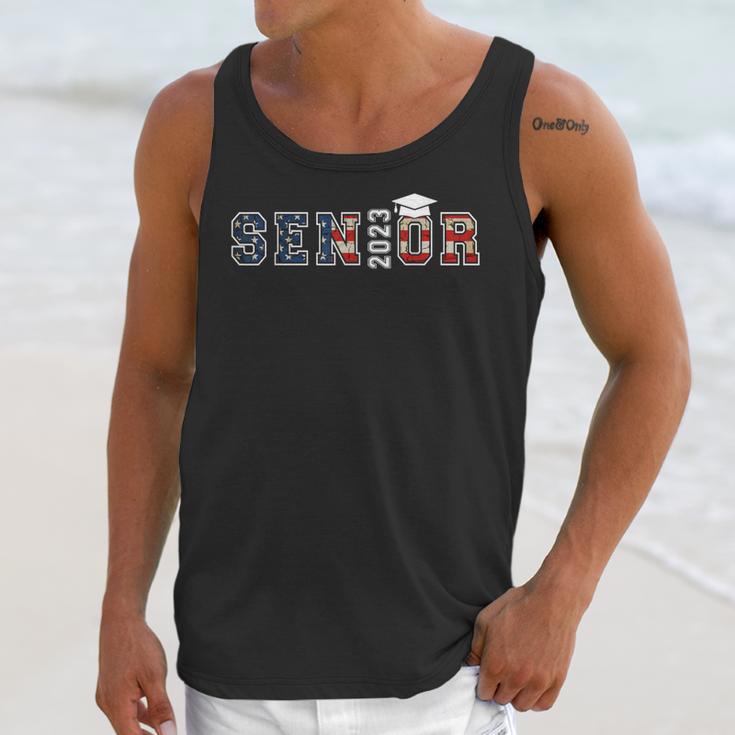 Senior 2023 American Flag USA Graduation Class Of 2023 Women Kids Men Unisex Tank Top Senior 2023 American Flag USA Graduation Class Of 2023 Women Kids Men Unisex Tank Top