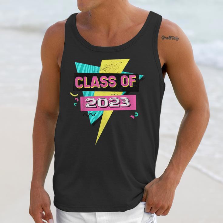 Senior 2023 Graduation Class Of 2023 Retro 90's Graduation Unisex Tank Top