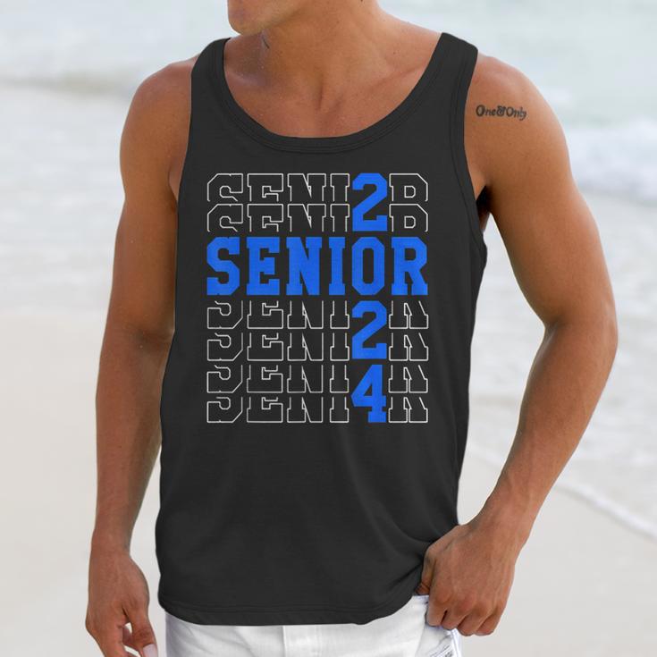 Senior 2024 Graphic Class Of 2024 Graduation Graphic Unisex Tank Top