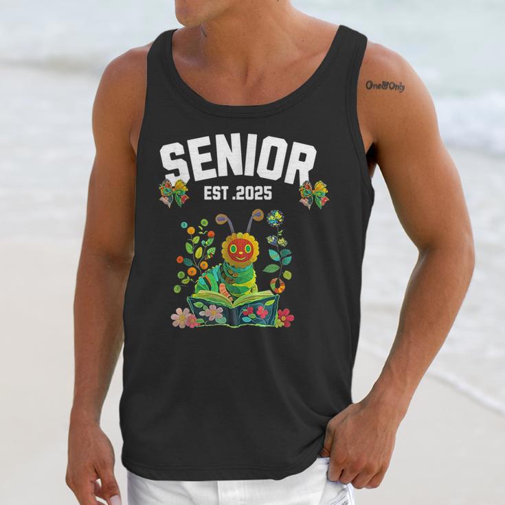 Senior 2025 Graduation Caterpillar For Kids Cute Coquette Unisex Tank Top