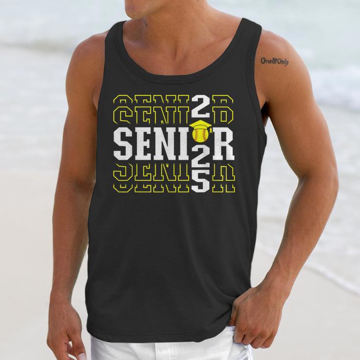 Senior 2025 Softball Class Of 2025 Graduation Unisex Tank Top