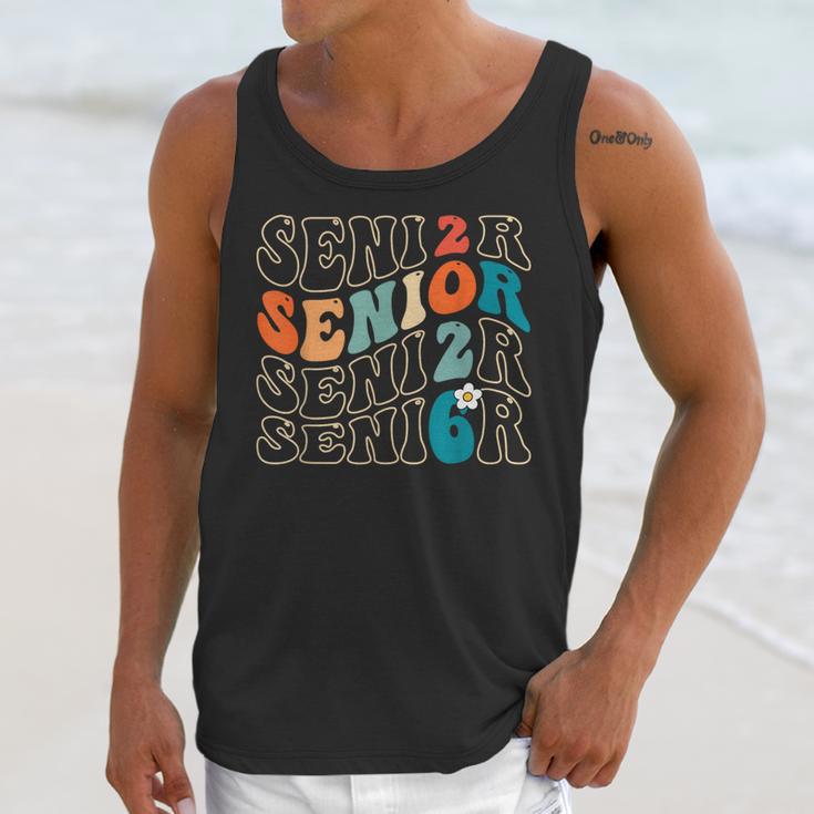 Senior 2026 Class Of 2026 Retro Groovy Graduation Grad Women Unisex Tank Top