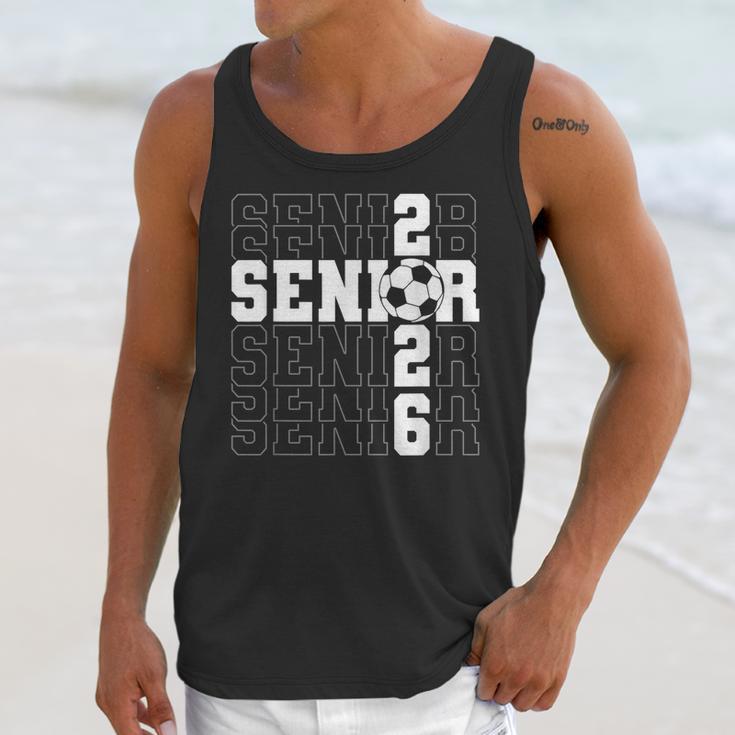 Senior 2026 Soccer Player Class Of 2026 Senior Graduation Unisex Tank Top