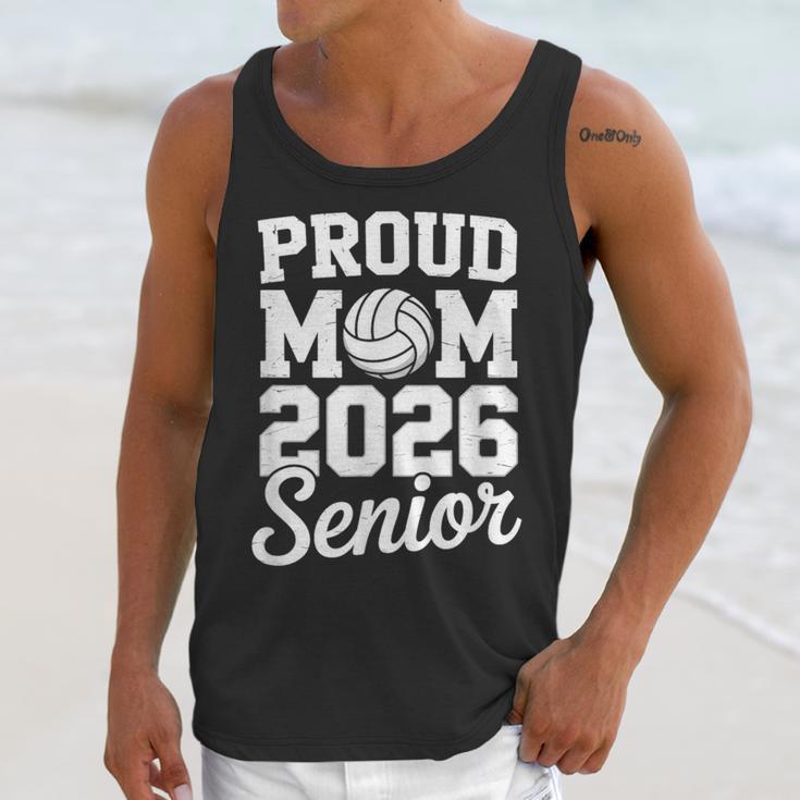 Senior 2026 Volleyball Mom High School Graduation Outfit Unisex Tank Top