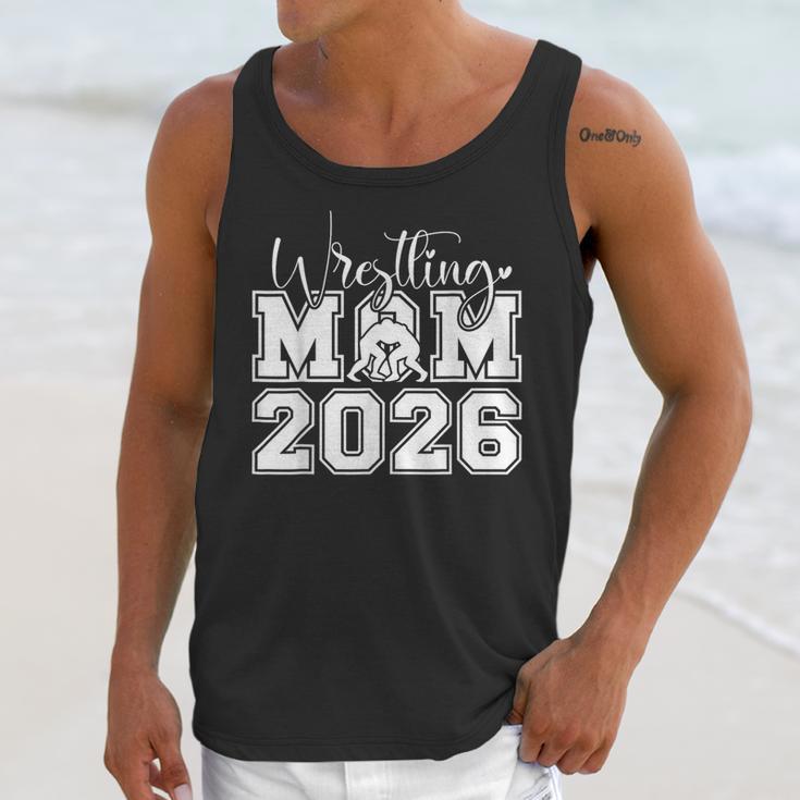 Senior 2026 Wrestling Mom Proud Senior 2026 Mom Graduation Unisex Tank Top