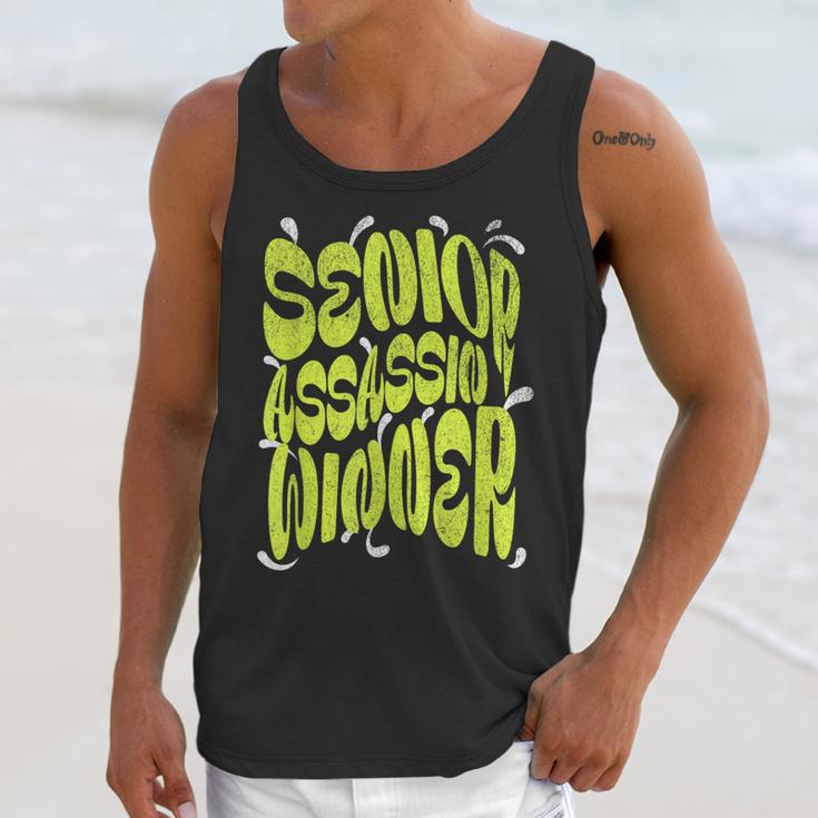 Senior Assassin Winner School Graduation Water Game Unisex Tank Top