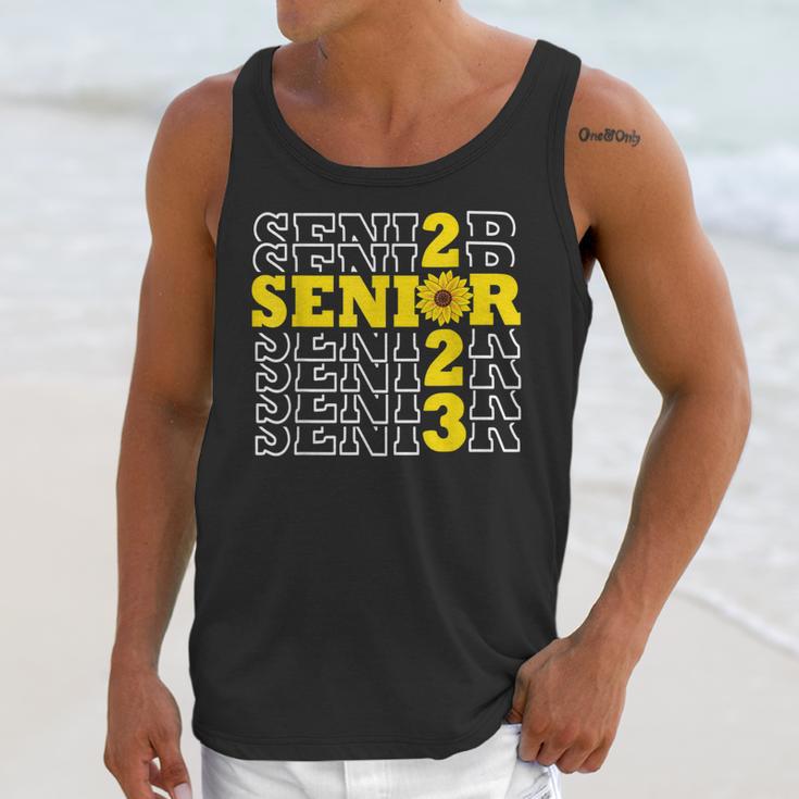 Senior Class Of 2023 Sunflower Graduation Seniors 23 Unisex Tank Top