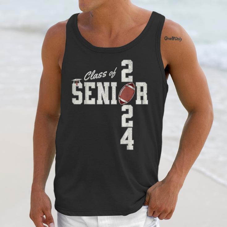 Senior Class Of 2024 Football Graduation Party Favors 2024 Unisex Tank Top