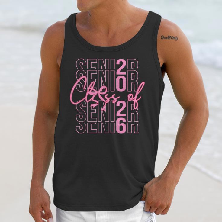 Senior Class Of 2026 Coquette Bow Graduation 2026 Girl Women Unisex Tank Top