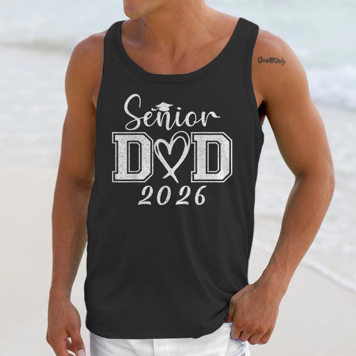 Senior Dad 2026 Graduation Class Of 2026 Men Daddy Father Unisex Tank Top
