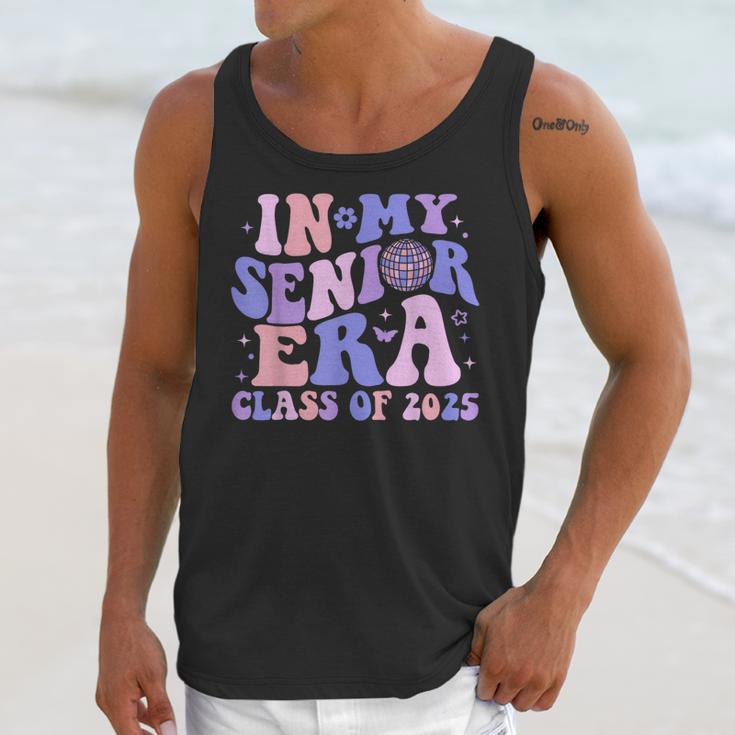 In My Senior Era Class Of 2025 Groovy Senior 2025 Graduation Unisex Tank Top