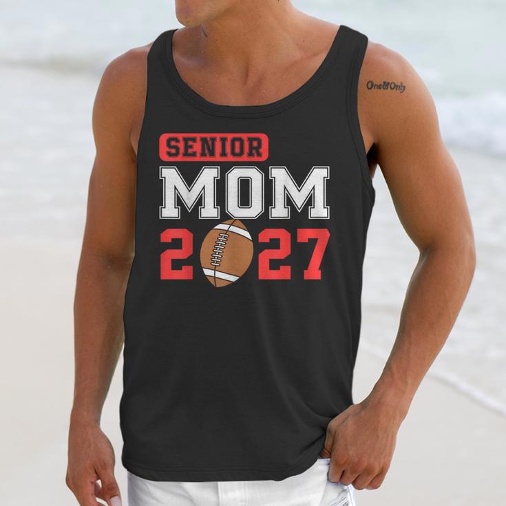 Senior Football Mom 2027 Team Class Of 2027 Graduation Mom Unisex Tank Top