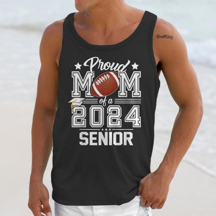 Senior Mom Class Of 2024 Football Proud Mom Graduation Unisex Tank Top