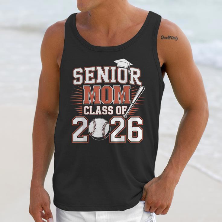 Senior Mom Class Of 2026 Graduate Baseball 2026 Graduation Unisex Tank Top