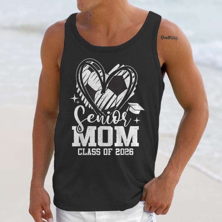 Senior Mom Class Of 2026 Soccer Graduation Heart Unisex Tank Top