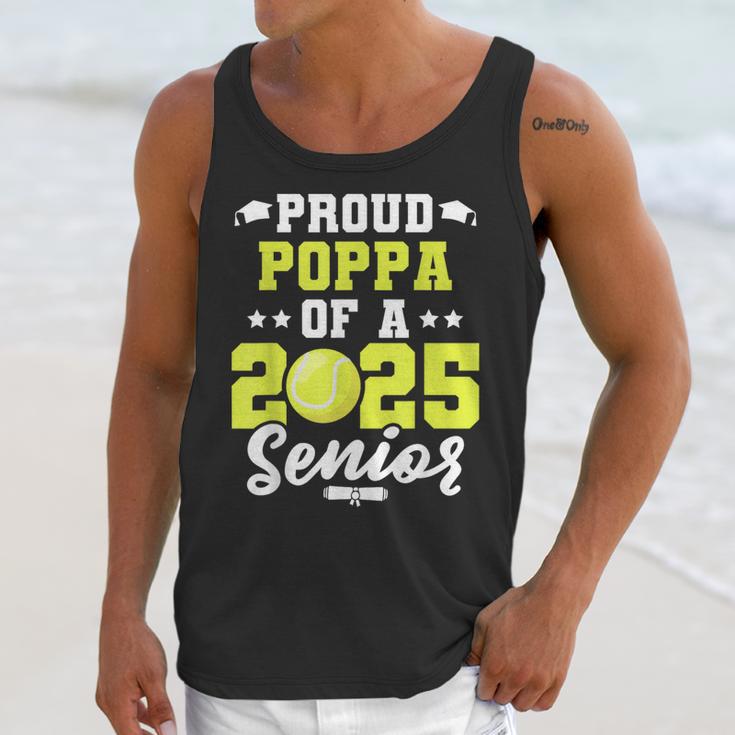 Senior Poppa 2025 Tennis Class Of 2025 Graduation Unisex Tank Top