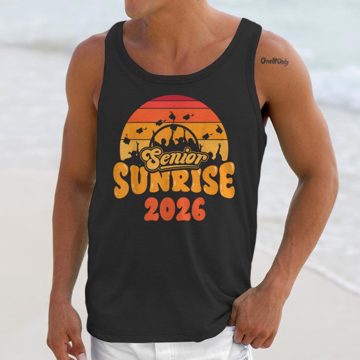 Senior Sunrise Class Of 2026 Graduation Proud Graduate Retro Unisex Tank Top