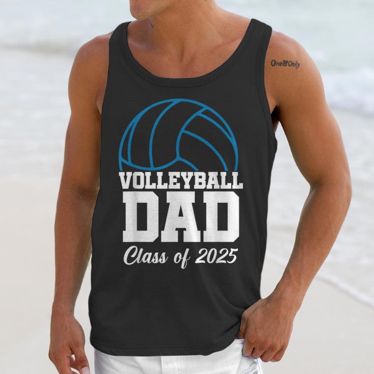 Senior Volleyball Dad Class Of 2025 Graduation Graduate Unisex Tank Top