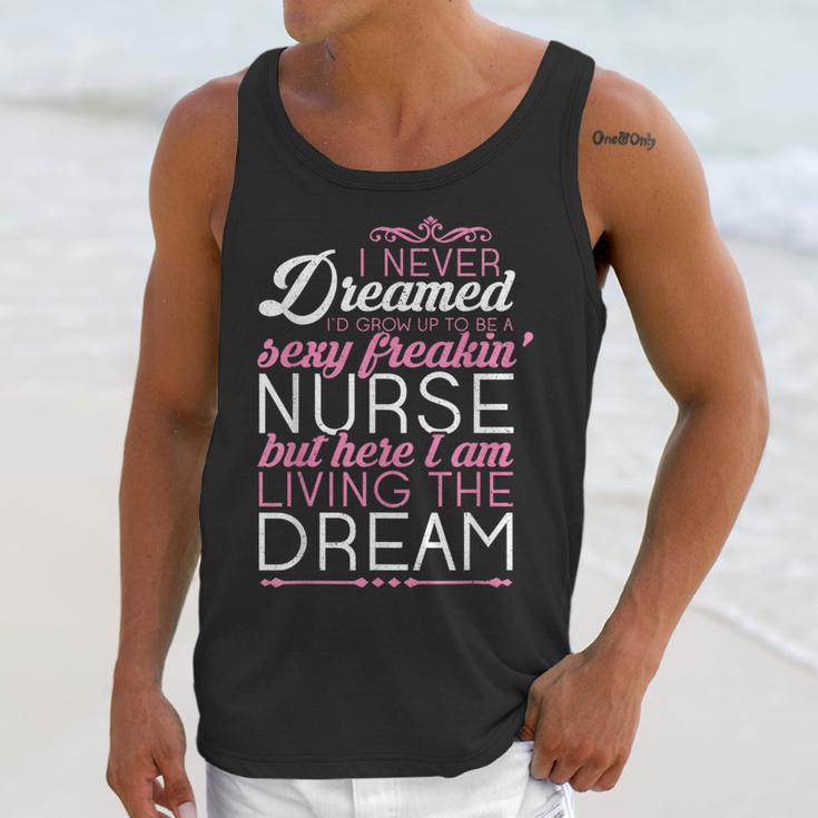 Sexy Freakin' Nurse NursingShirt For RN Graduation Unisex Tank Top
