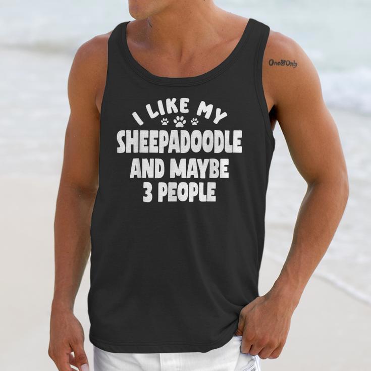 Sheepadoodle Fur Parent Sheeppoo Lover Dog Owner Introvert Unisex Tank Top Sheepadoodle Fur Parent Sheeppoo Lover Dog Owner Introvert Unisex Tank Top