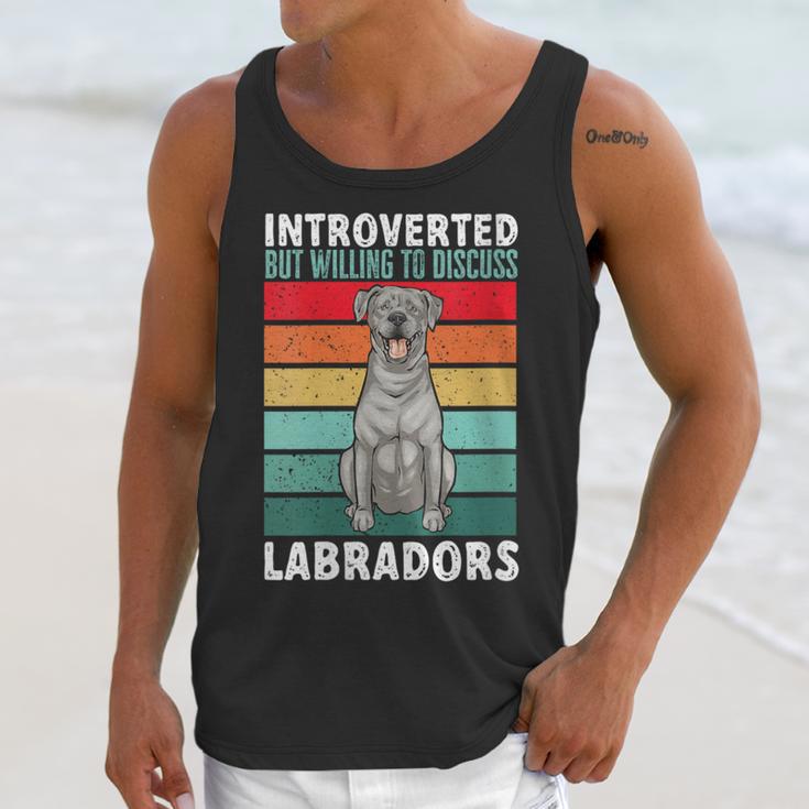 Silver Labrador Retriever Introvert Silver Lab Unisex Tank Top Silver Labrador Retriever Introvert Silver Lab Unisex Tank Top