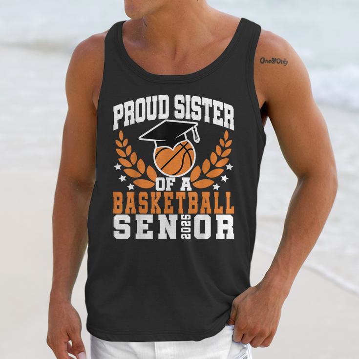 Sister Class Of 2025 Senior Basketball Graduation Family Unisex Tank Top