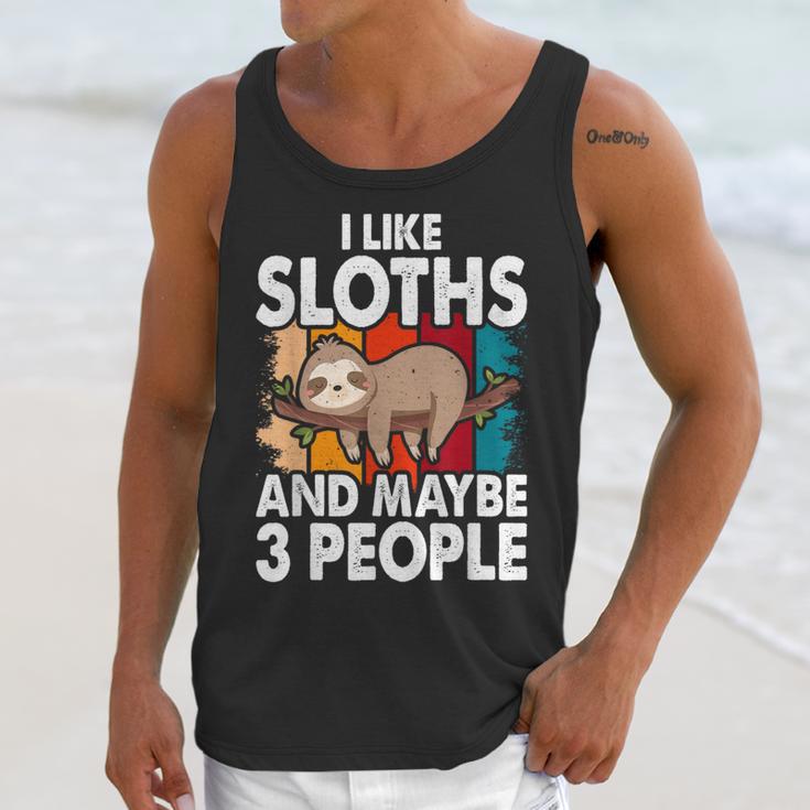 Sloth For Sloth Lover Men Women Kids Introvert Unisex Tank Top Sloth For Sloth Lover Men Women Kids Introvert Unisex Tank Top
