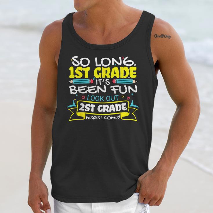 So Long 1st Grade 2nd Grade Here I Come School Graduation Unisex Tank Top