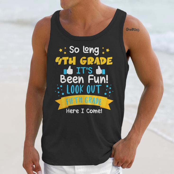 So Long 4th Grade Graduation 2025 School 5th Grade Here Come Unisex Tank Top