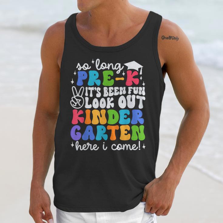 So Long Pre K Graduation Kindergarten Here I Come Kids 2024 Unisex Tank Top