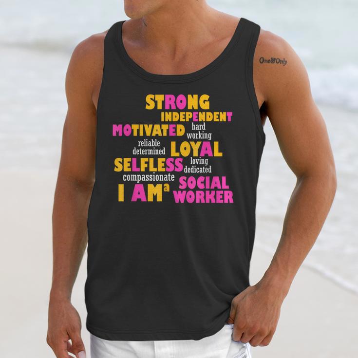 Social WorkerShirt Graduation Social Work Month Unisex Tank Top