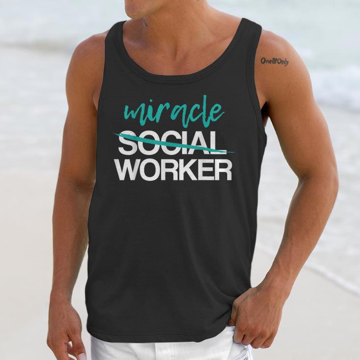 Social Worker Work Month MSW Graduation Masters Unisex Tank Top