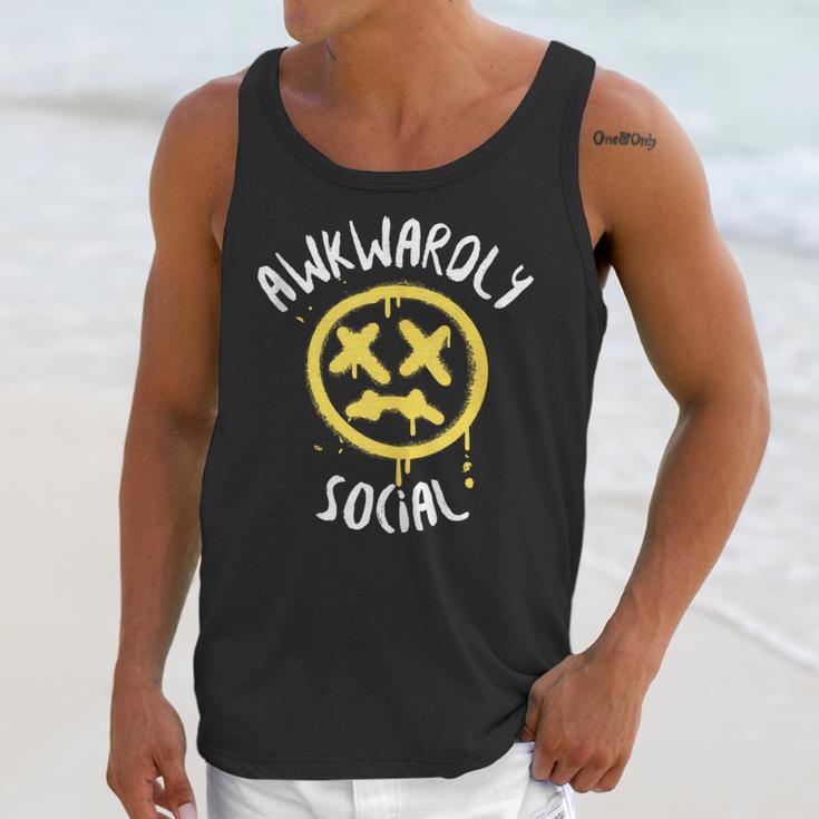 Socially Awkward Introvert Social Anxious Awkwardly Social Unisex Tank Top Socially Awkward Introvert Social Anxious Awkwardly Social Unisex Tank Top