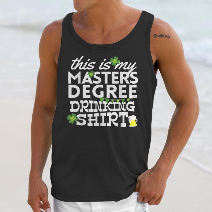 St Patricks Day Masters Degree MSW Graduation Social Work Unisex Tank Top