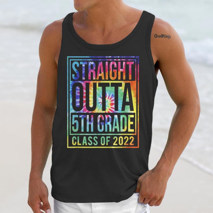 Straight Outta 5th Grade Class Of 2022 School Graduation Unisex Tank Top