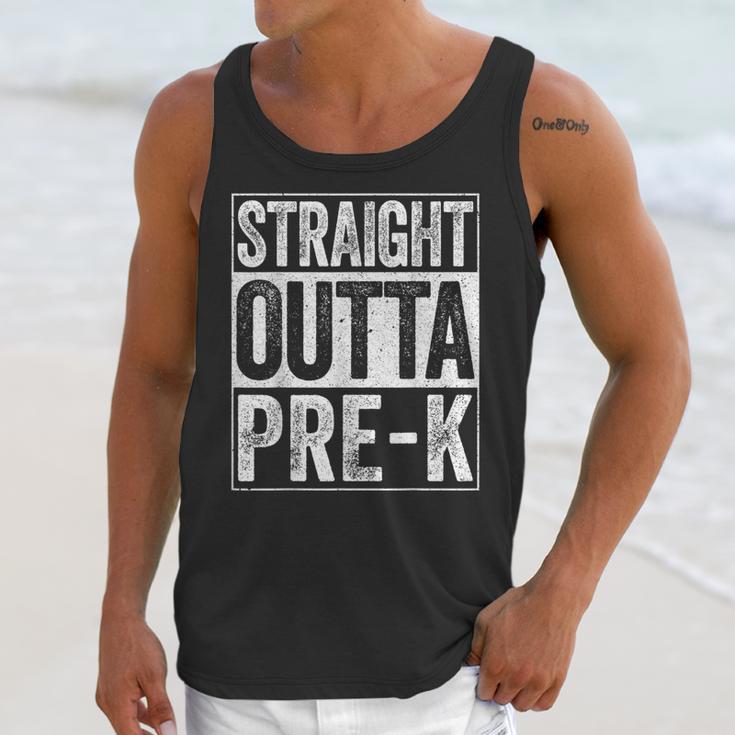 Straight Outta Pre-K Shirt Preschool Boy Girl Graduation Unisex Tank Top