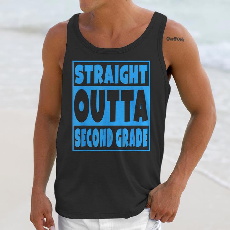 Straight Outta Second Grade Graduation Class Unisex Tank Top