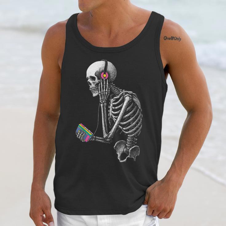 Stuck In The 80S Music Tee Walkman Cassette Nostalgia Unisex Tank Top