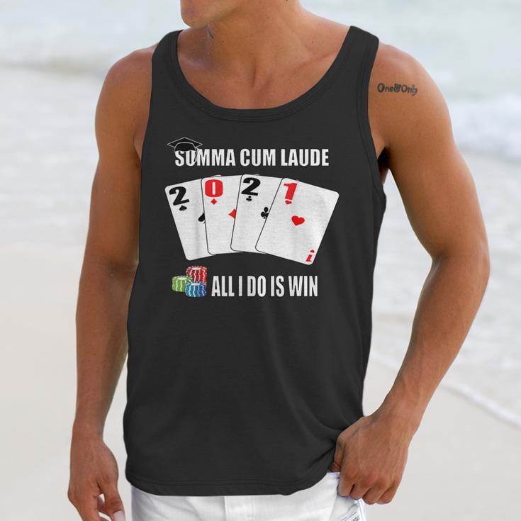 Summa Cum Laude Class Of 2021 Graduate Win Senior Graduation Unisex Tank Top